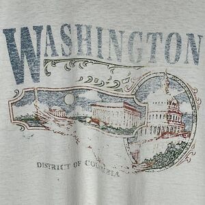 Vintage‎ USA Washington District of Columbia Single Stitch T-Shirt